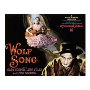  Wolf Song, Lupe Velez, Gary Cooper, 1929 Premium Poster 