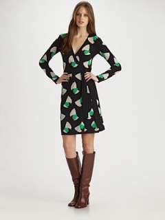 Diane von Furstenberg   Linda Wool Wrap Dress    