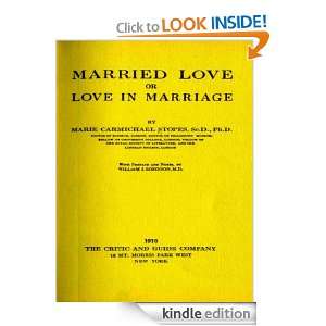   or LOVE IN MARRIAGE Marie Carmichael Stopes  Kindle Store
