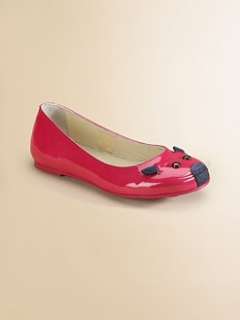 Little Marc Jacobs   Girls Patent Leather Mouse Marie Ballet Flats