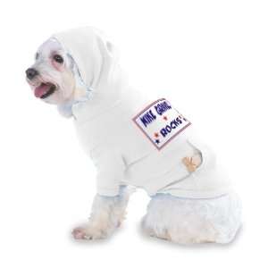 MIKE GRAVEL ROCKS Hooded T Shirt for Dog or Cat X Small (XS) White