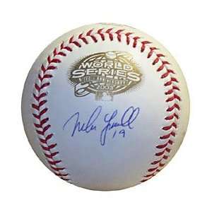 Mike Lowell Autographed / Signed 2003 World Series Baseball
