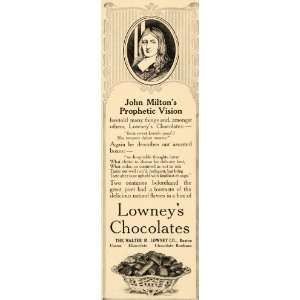   Ad Lowneys Chocolates Bonbons John Milton Hershey   Original Print Ad