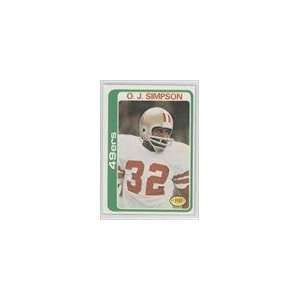  1978 Topps #400   O.J.Simpson Sports Collectibles