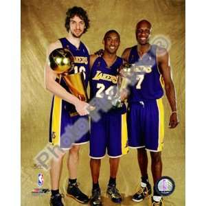 Pau Gasol, Kobe Bryant, & Lamar Odom Game 5   2009 NBA Finals With 