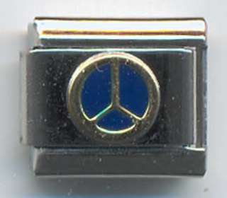 UBERRY Italian Charm Brass Mercedes Benz Logo u061  