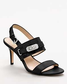 COACH Raya Sandals with Two Strap Buckle Detail