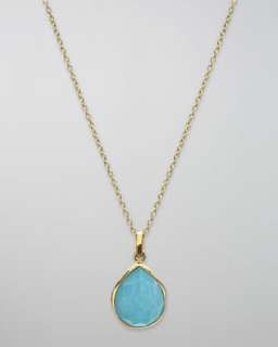 Gold Turquoise Necklace  