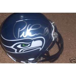 Pete Carroll autographed Seattle Seahawks mini helmet   Autographed 
