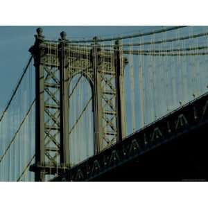  Closeup View of Manhattan Bridge as Seen from Circle Line 