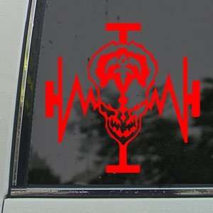  Queensryche Red Decal Metal Band Truck Window Red Sticker 