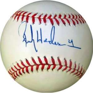 Rickey Henderson Autographed Baseball (JSA Authenticated)