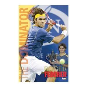 Roger Federer US Open Poster