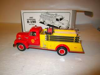   Gear 134 Shell Oil Co. 1957 International R 190 Fire Pumper Truck
