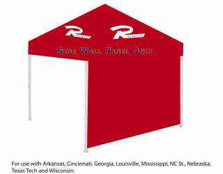 Ultimate Tailgate 9x9 Canopy Side Wall Panel   Red  