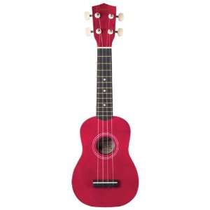  Savannah Color Ukulele with Bag, Red Musical Instruments