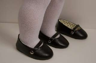 BLACK Ballerina Slip On Flats Doll Shoes FOR AMERICAN GIRL♥  