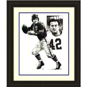  Chicago Bears Framed Sid Luckman Chicago Bears By Michael 