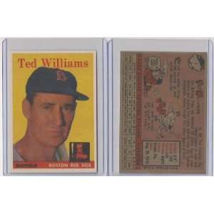 Ted Williams 1958 Topps #1 RP