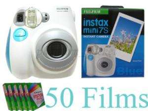 Fujifilm Fuji Instax Mini 7s Polaroid Camera + 50 Film 659096711774 