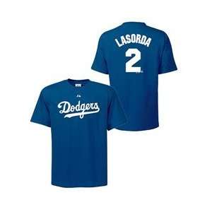 Los Angeles Dodgers Tommy Lasorda Cooperstown Name & Number T Shirt 