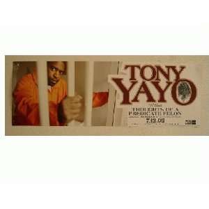 Tony Yayo Poster Thoughts of a Predicate Felon