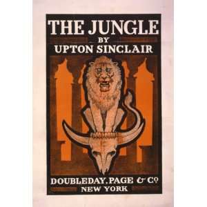  1906 poster The jungle by Upton Sinclair