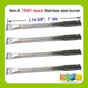 Charbroil Gas Grill Replacement Stainless Steel Pipe Burner 15491 