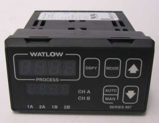 Watlow Dual Temperature Controller 997D 11CC ASRG  