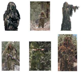Camouflage Paintball/Hunting FULL BODY Ghillie Suits