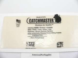 72 Catchmaster Mouse Glue Traps Glue Boards Mouse Traps Peanut Butter 