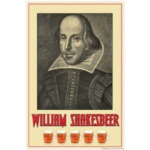  William Shakesbeer by Wilbur Pierce. Size 28.75 X 19.75 