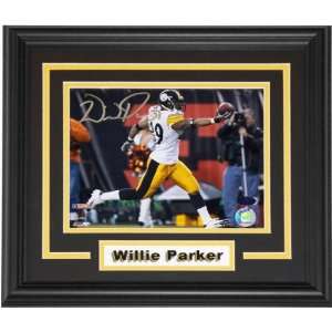 Willie Parker Pittsburgh Steelers   Arm out TD   Custom Framed 