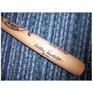 Willie Randolph Autographed Bat