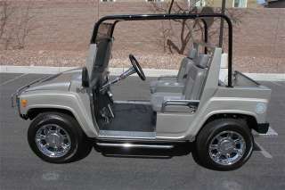 2006 HUMMER H3 48 VOLT eGC ELECTRONIC GOLF CART BY ACG+SOFT TOP 