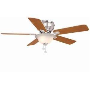  Hampton Bay Hawkins 44 In. Brushed Nickel Ceiling Fan 