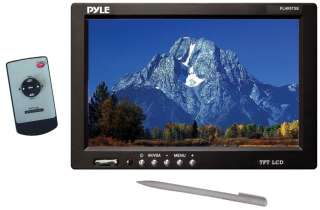 NEW PYLE PLHR9TSB 9 WIDESCREEN HEADREST MONITOR W/ DVD PLAYER TOUCH 