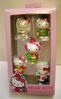 1996 Kurt S Adler 5 Pc Hello Kitty Mini Ornaments  