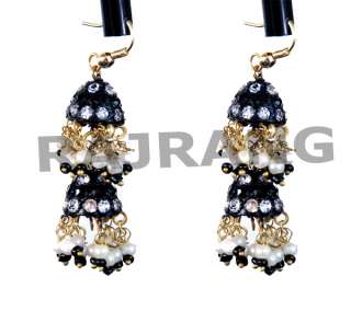 Indian COSTUME Fashion handmade lakh JEWELRY earrings  