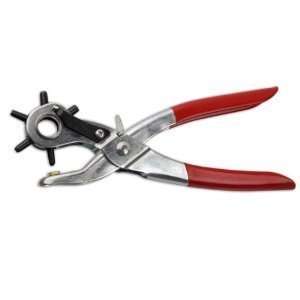 Heavy Duty Leather Belt Rotary Hole Punch Plier Tool  