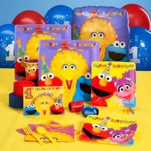  Lets Party By AMSCAN Sesame Street 1st   Standard Party 