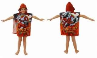 POWER RANGERS JUNGLE FURY HOODED PONCHO TOWEL VELOUR  