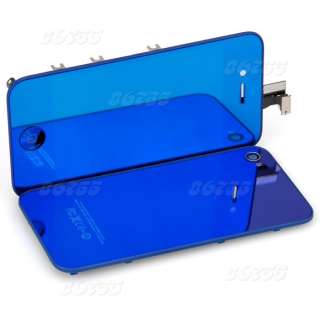 Blue Full Screen Assembly+Back Housing+Button Iphone 4G  
