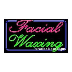  Facial Waxing Neon Sign 20 x 37