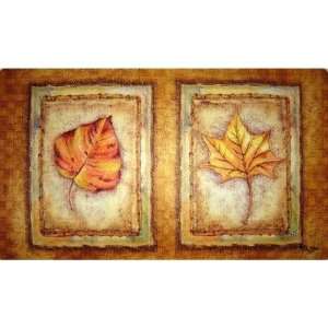  Fall Leaves Novelty Rectangular Doormat