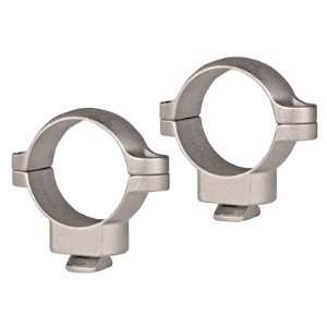  1 Inch Rings Dual Dovetail Medium Silver Sports 