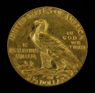 1929 Indian Head Quarter Eagle $2.5 2 1/2 Dollar Gold Coin   Free 