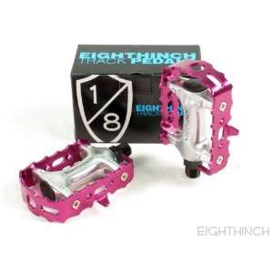  EIGHTHINCH TRACK FIXED GEAR ROAD BIKE PEDALS PURPLE 