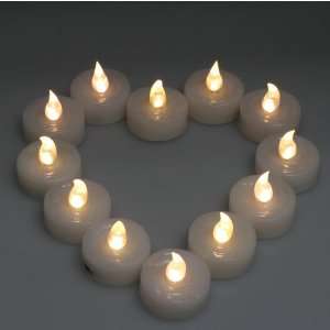   Warm White Wedding Party Flameless Tea Light LED Candles Electronics
