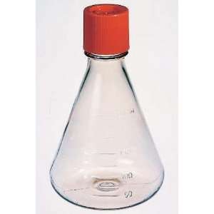 Corning Disposable Polycarbonate Erlenmeyer Flasks, 125mL; Vented cap